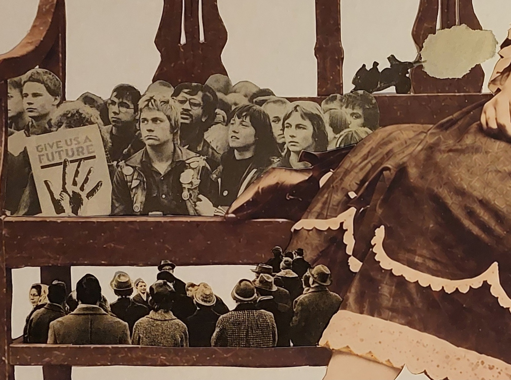 Give us a future — Detail close-up