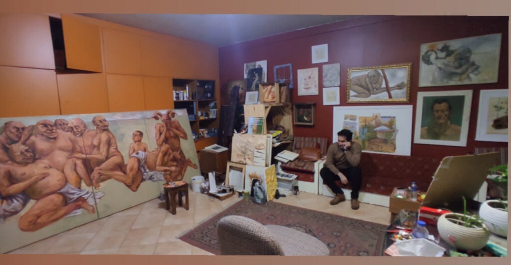 Movahed Beyranvand studio detail