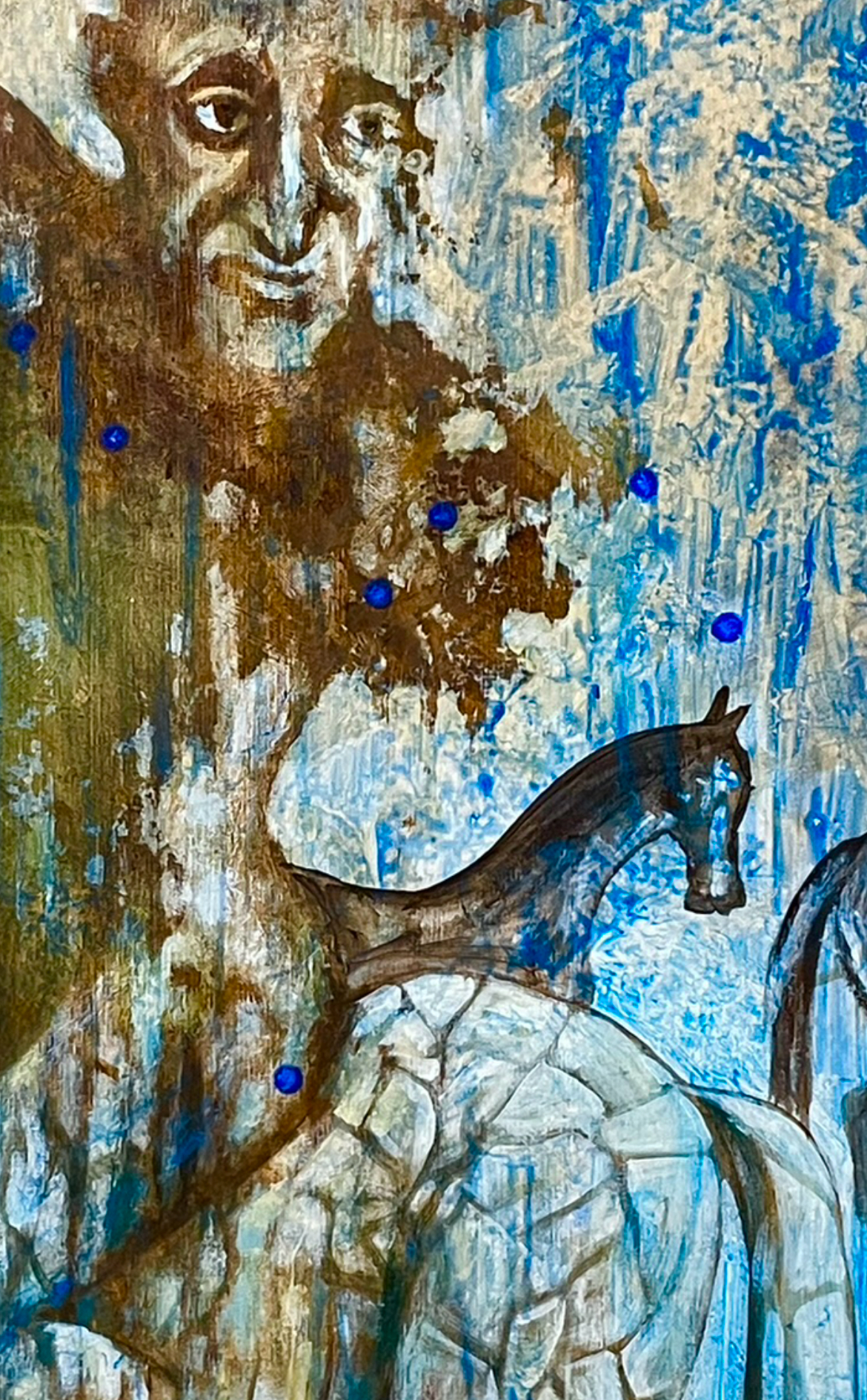 Firouzeh land — Detail close-up